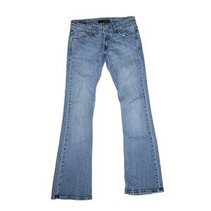 Levi's 524 Too Superlow Medium Denim Jeans For Women Flare wide leg low rise